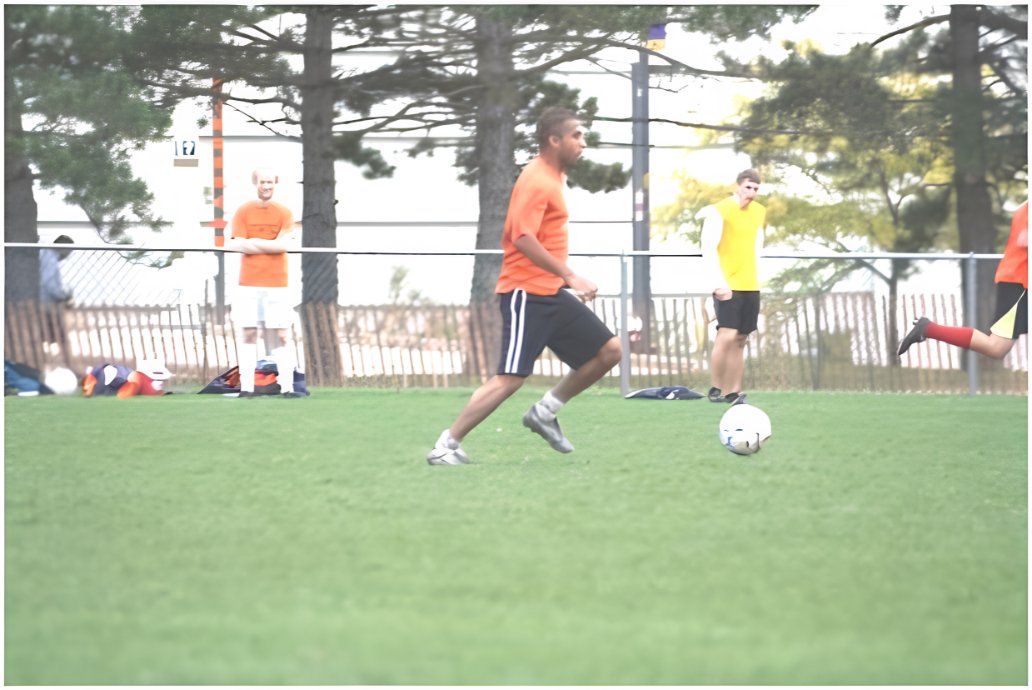 Playing intramural soccer at SUNY Albany