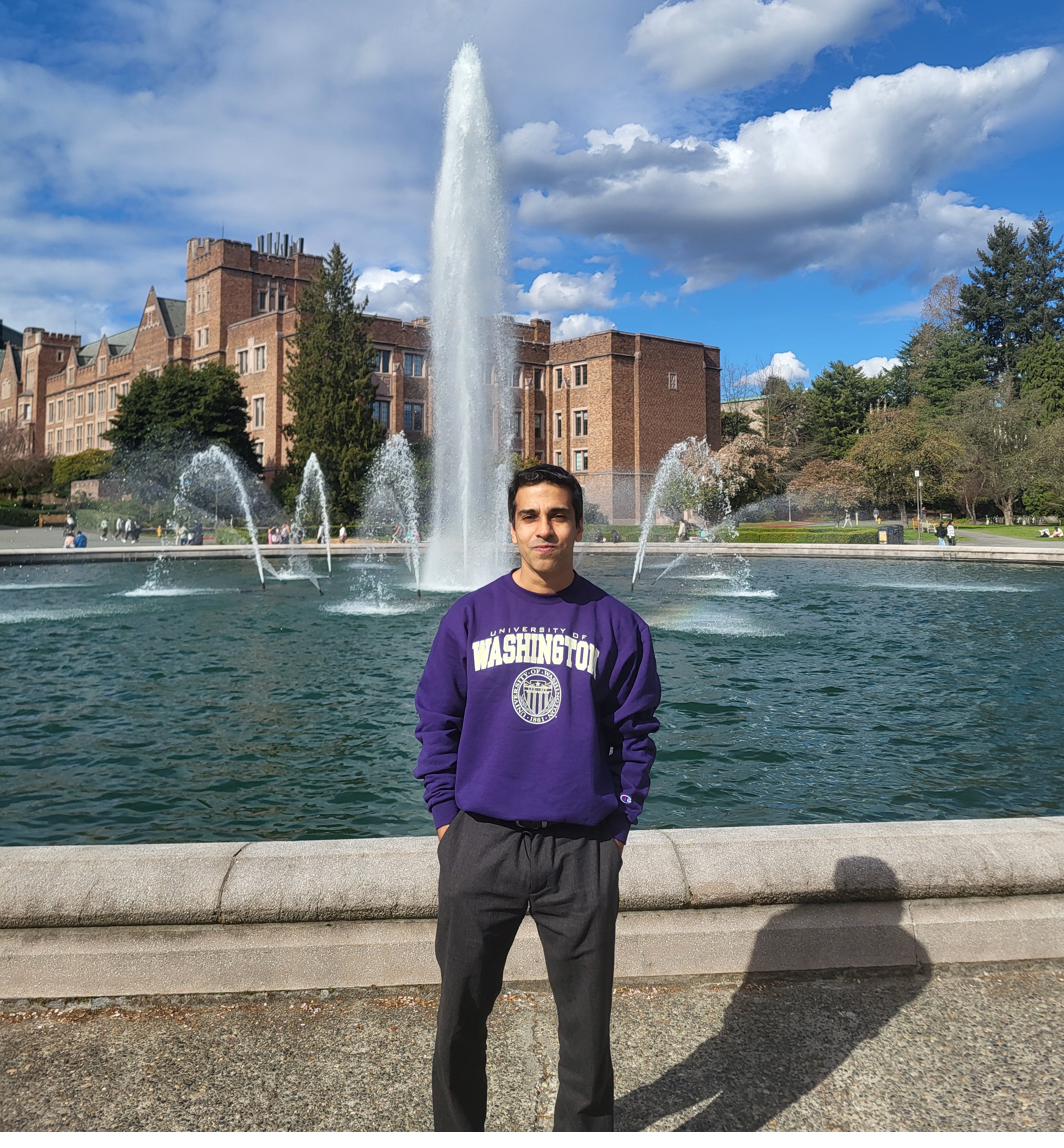 At UW Drumheller Fountain
